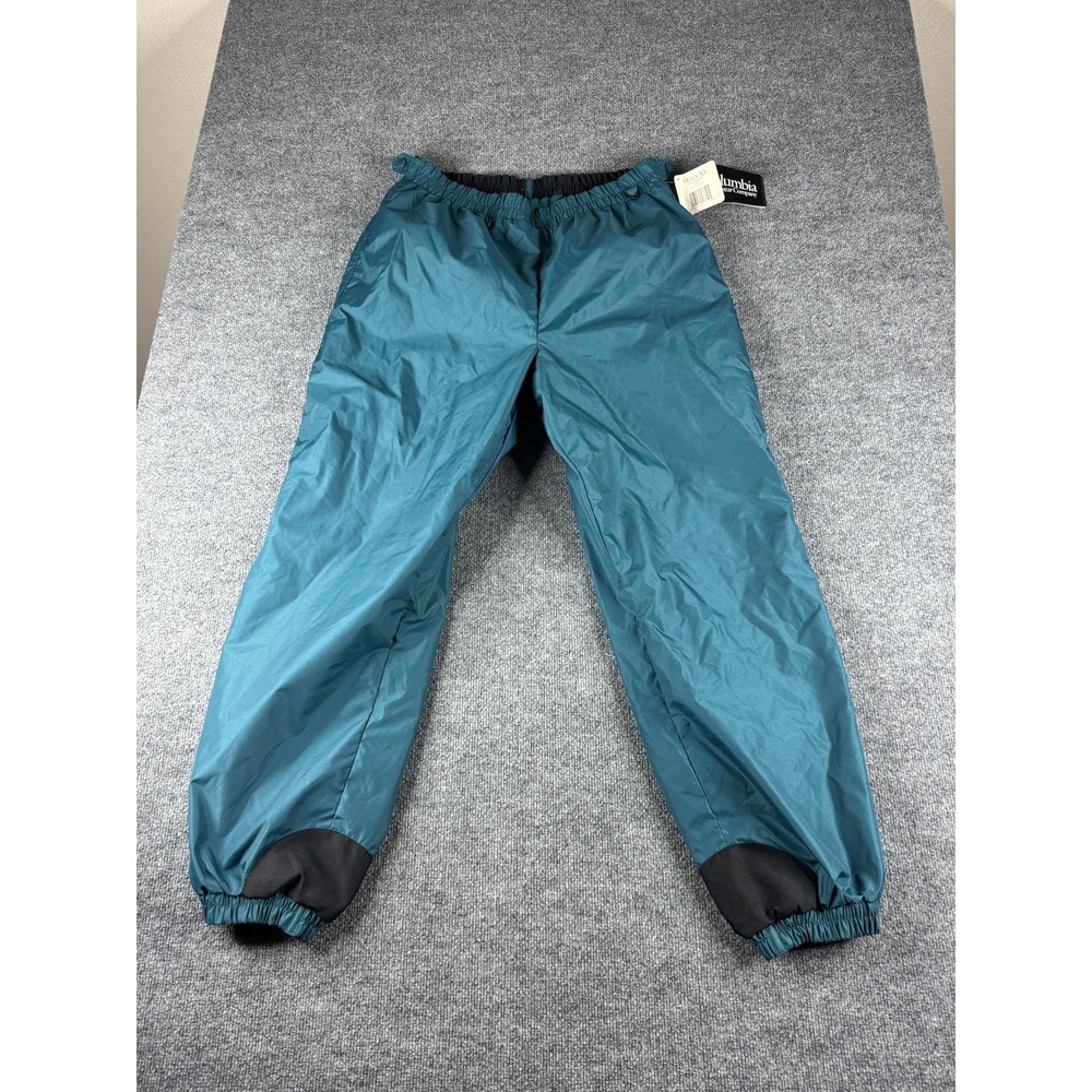 Columbia Powder Pants Men XL Aqua Ski Snowboard Snow Fleece Waterproof Insulated